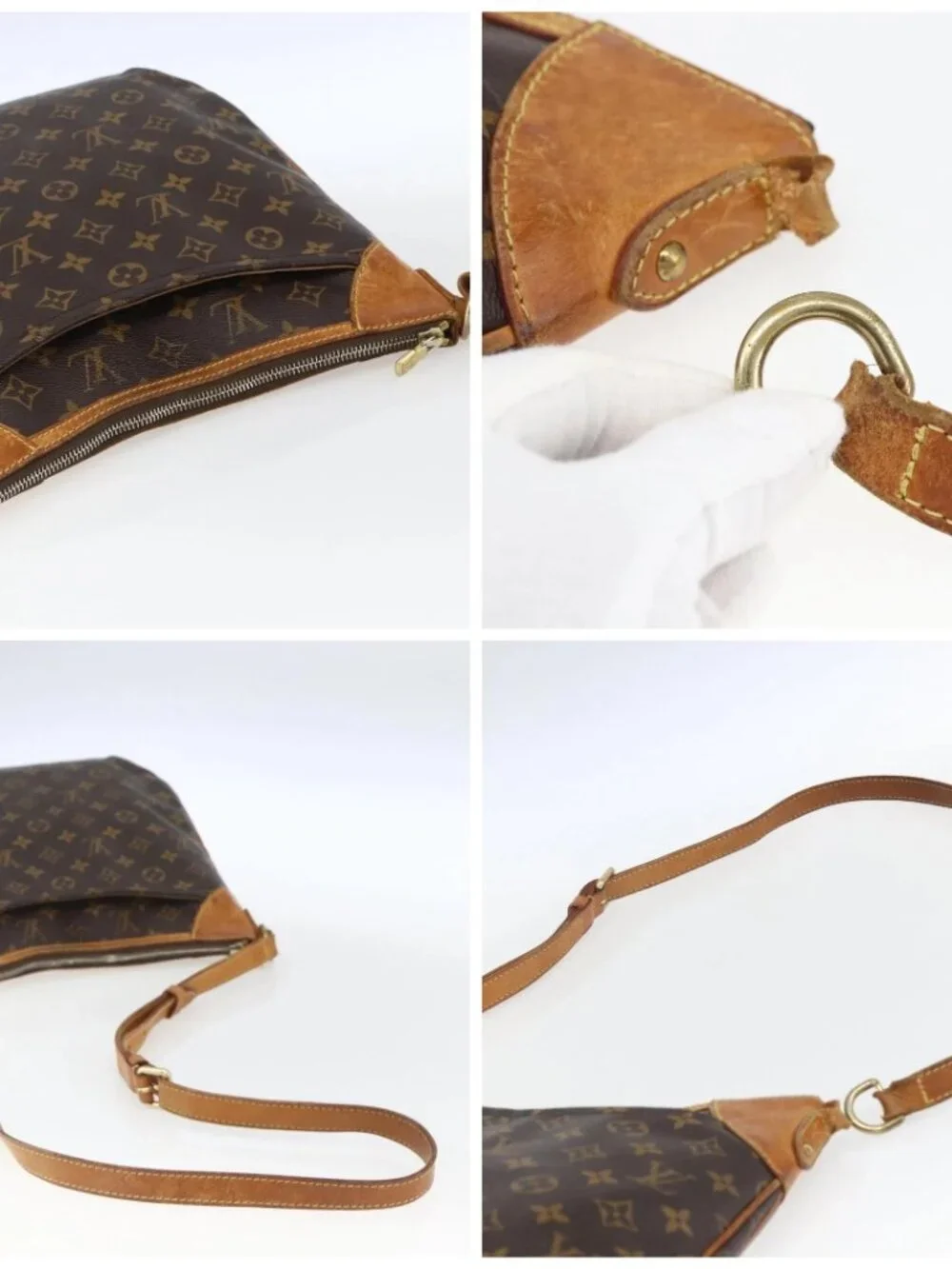 LOUIS VUITTON Monogram Odeon MM Shoulder Bag M56389 LV Auth 164317 - Picture 16 of 16